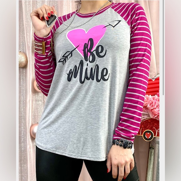 Southern Stitch Tops - Women’s “Be Mine” Valentine Top ~ NWT